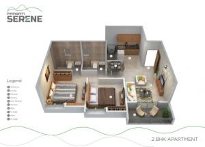 Pragati Serene - Floor plan