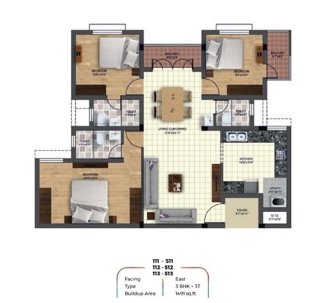 VNR Hywinds - Floor Plan