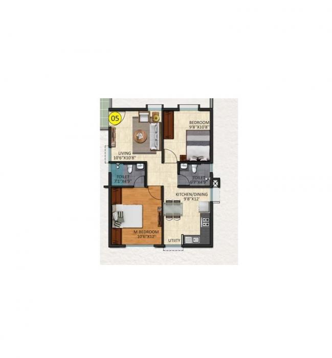 Triaxis Splendour Plus - Floor Plan