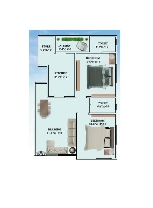 Silver Sky - Floor Plan