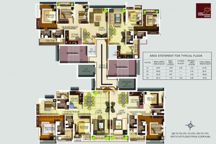 Shree Shankheshwar Ashish - Site Plan