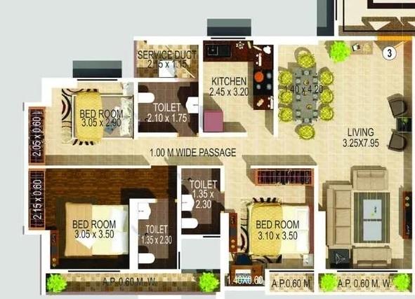 Shree Shankheshwar Ashish - Floor Plan