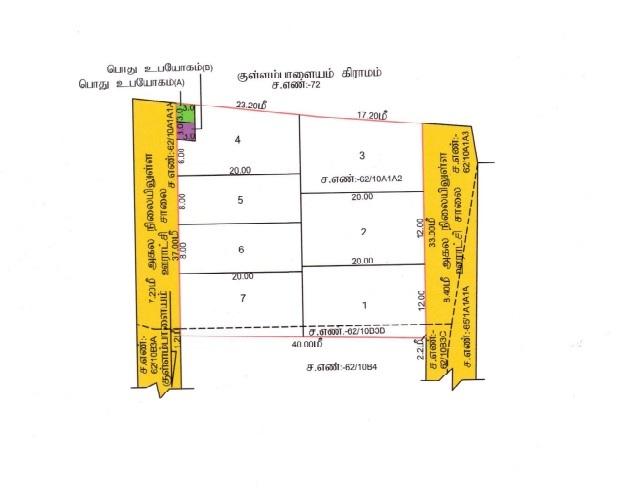 Thirumoorthy Nagar Plots - Master Plan