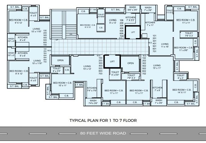 Unique The Sky View - Master Plan
