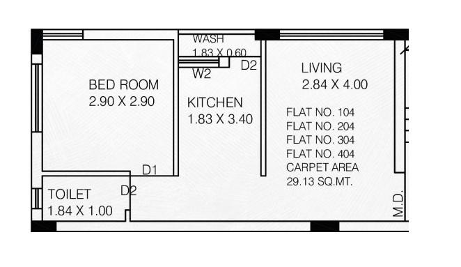 Amrutdhara Shree Amrut Hari Complex - Floor Plan
