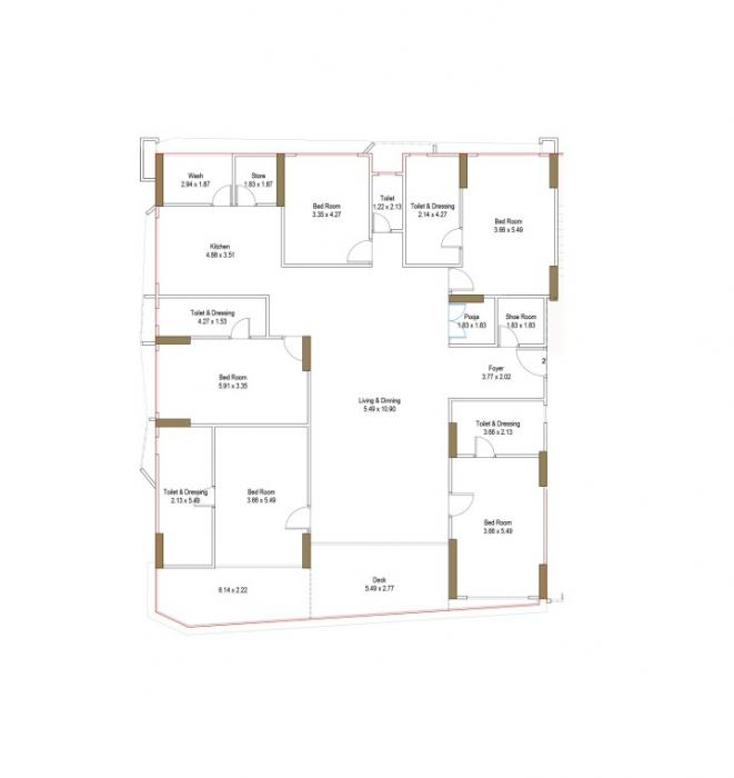Avadh Bertina - Floor Plan