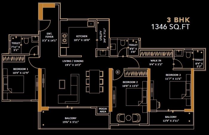 Codename The Crown - Floor Plan