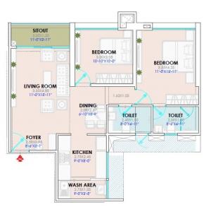 YOO Pristine Akurdi - Floor plan