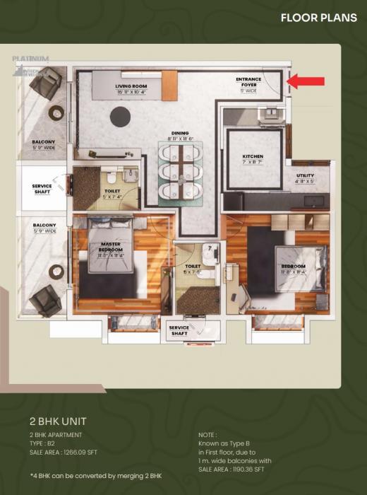Platinum By Intech Developers - Floor Plan
