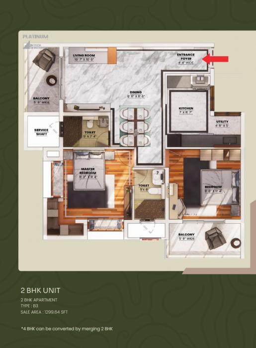 Platinum By Intech Developers - Floor Plan
