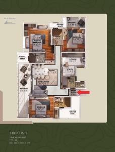 Platinum By Intech Developers - Floor plan