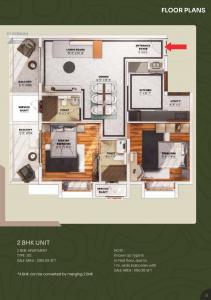 Platinum By Intech Developers - Floor plan