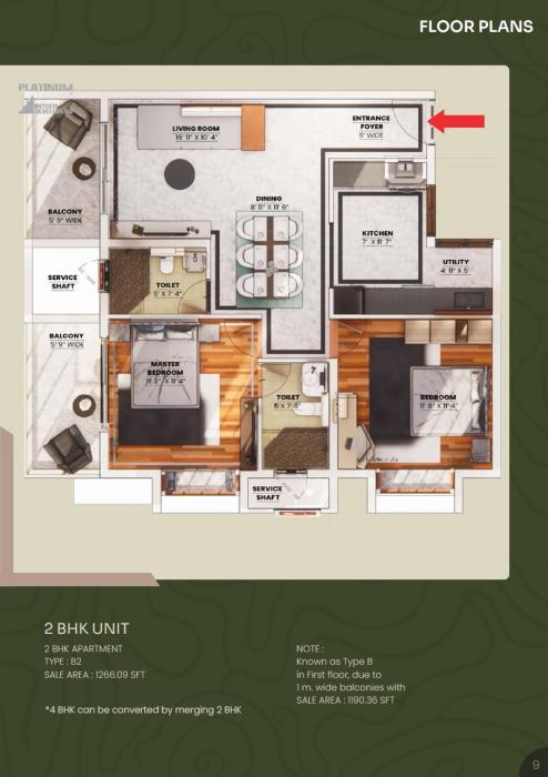 Platinum By Intech Developers - Floor Plan