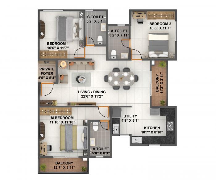 CoEvolve Florenza - Floor Plan