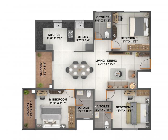 CoEvolve Florenza - Floor Plan