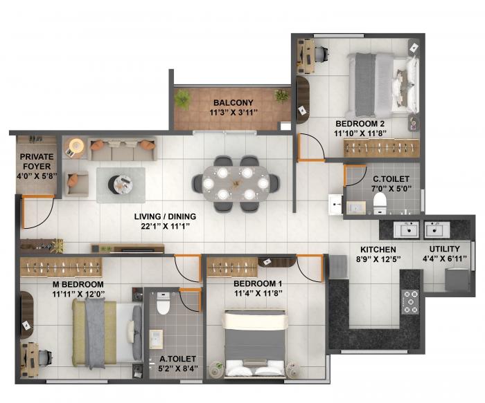 CoEvolve Florenza - Floor Plan