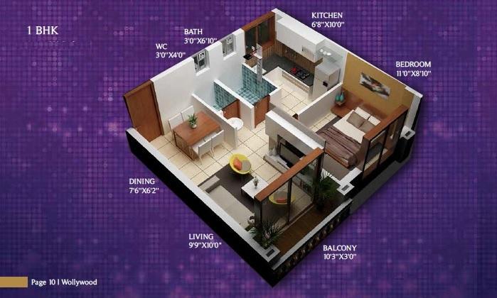 Nirvana Wollywood Phase III - Floor Plan