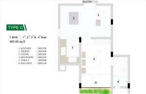 Dekon Silver Land - Floor plan