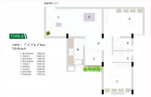 Dekon Silver Land - Floor plan