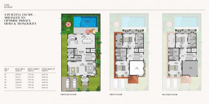 Casa Suenos - Floor Plan