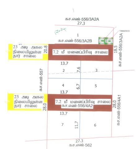 Kandavel Nagar Plots - Master Plan