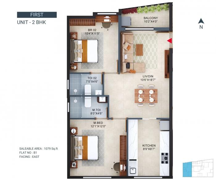 ACROSS Origin - Floor Plan