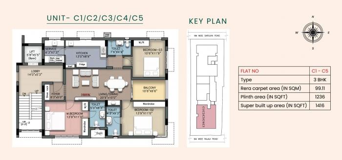 S A Aura - Floor Plan