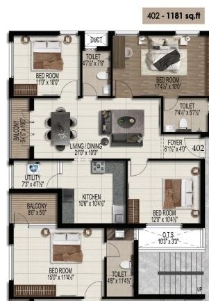 Harmony Sumitra - Floor Plan
