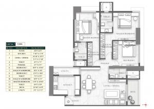 Paradigm Anantaara - Floor plan