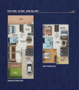 S R Vihar - Floor plan