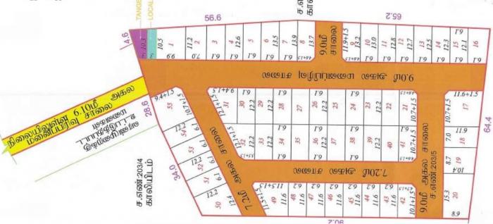 Gomathi Amman Nagar Munjur - Master Plan