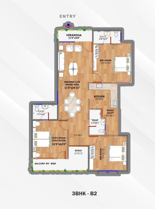 Sage Golden Spring - Floor Plan