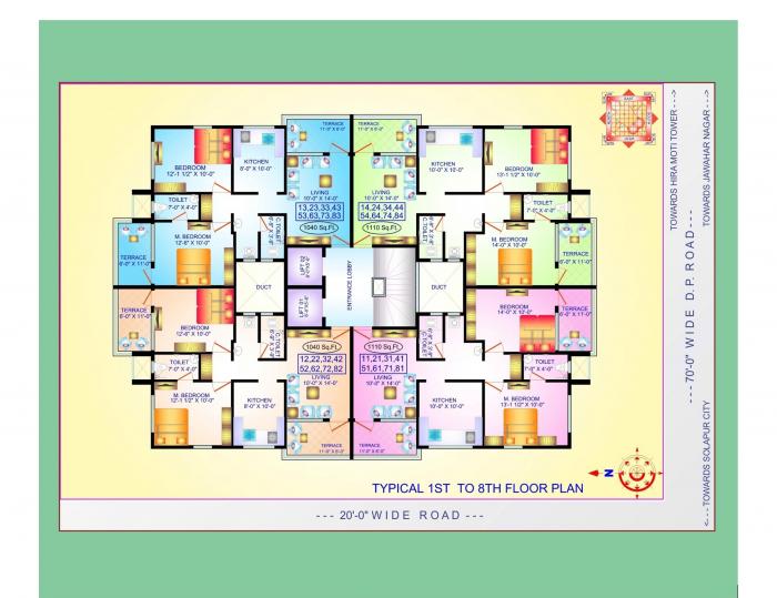 Virendra Kohinoor Tower - Master Plan
