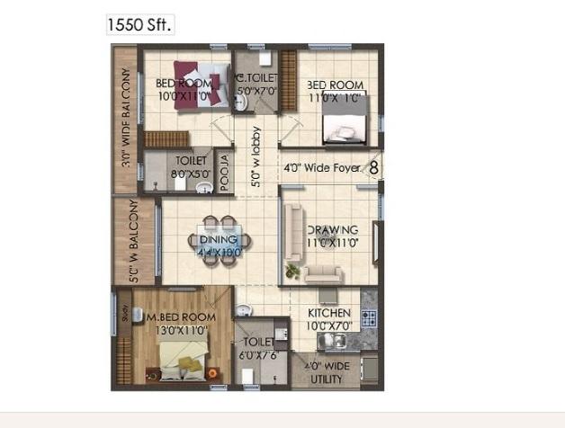 Vertex Siris Signa - Floor Plan