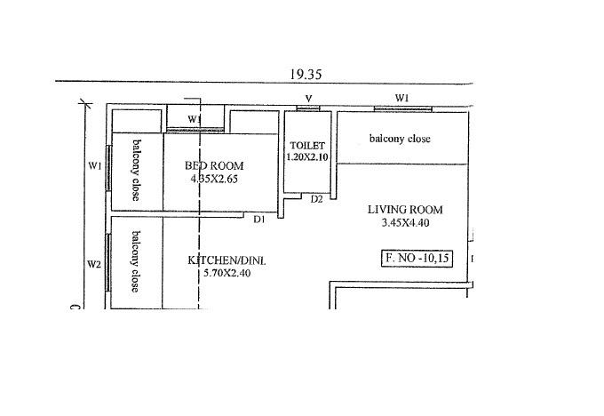 B And W Tower - Floor Plan