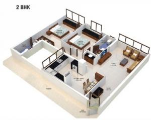 Rajdeep Vrundhavan - Floor plan