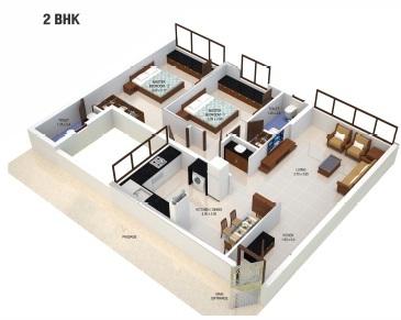 Rajdeep Vrundhavan - Floor Plan