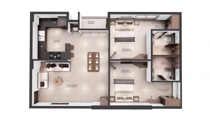 Casadel Beyond Infinity - Floor Plan