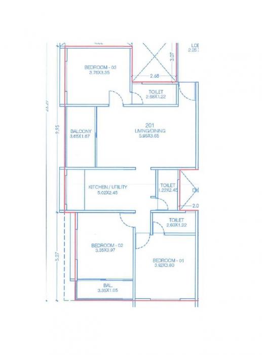 PG Ashwin - Floor Plan
