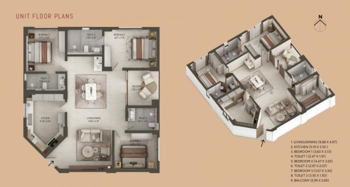 Builtech Aura - Floor Plan