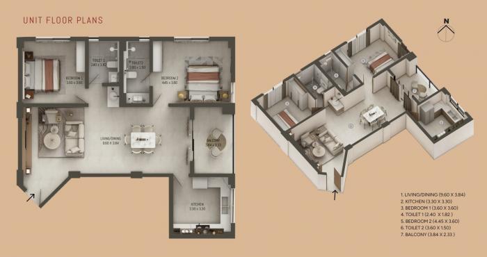 Builtech Aura - Floor Plan