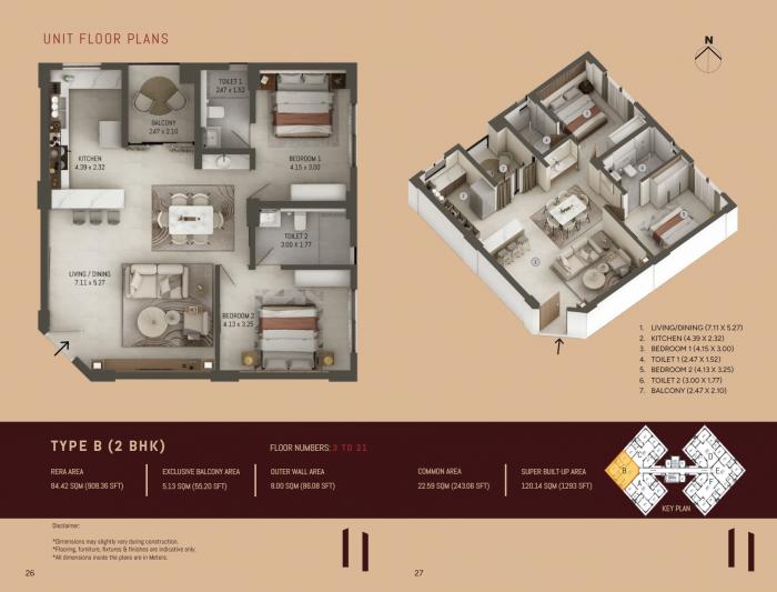 Builtech Aura - Floor Plan