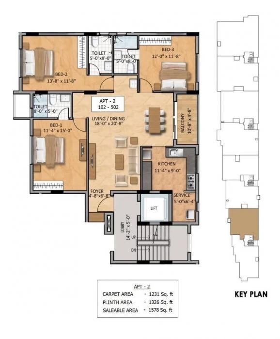 Vriksham Vedanta - Floor Plan