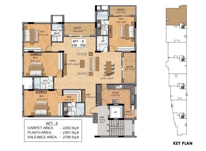 Vriksham Vedanta - Floor Plan