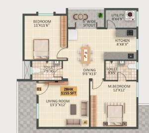 JP Lavender - Floor plan