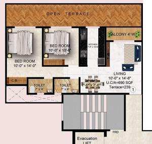 Siyara Avenue - Floor plan