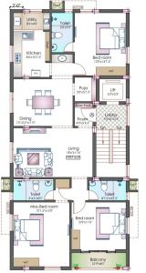 Pushkars Sri Padam - Floor plan