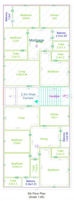 SR Adith Reddy Enclave - Site Plan