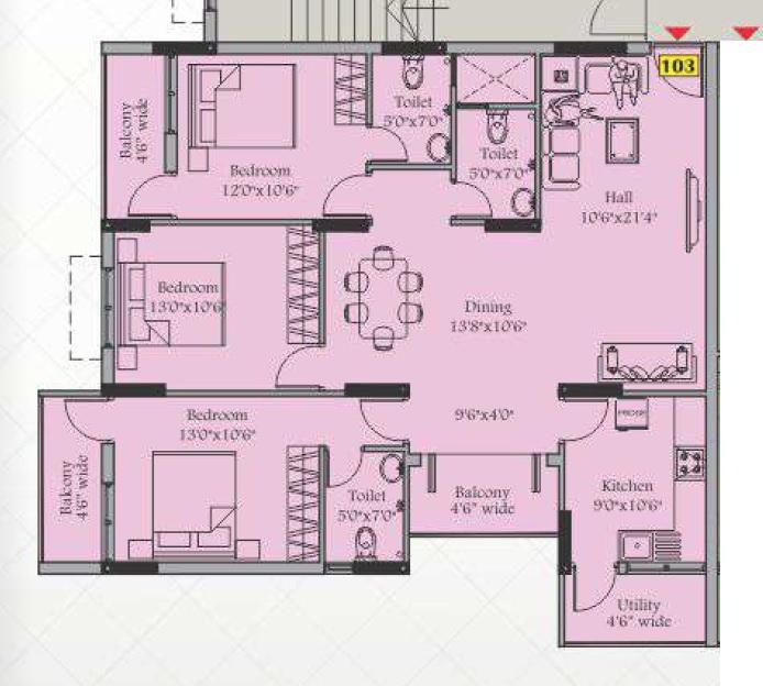 River Ankora - Floor Plan