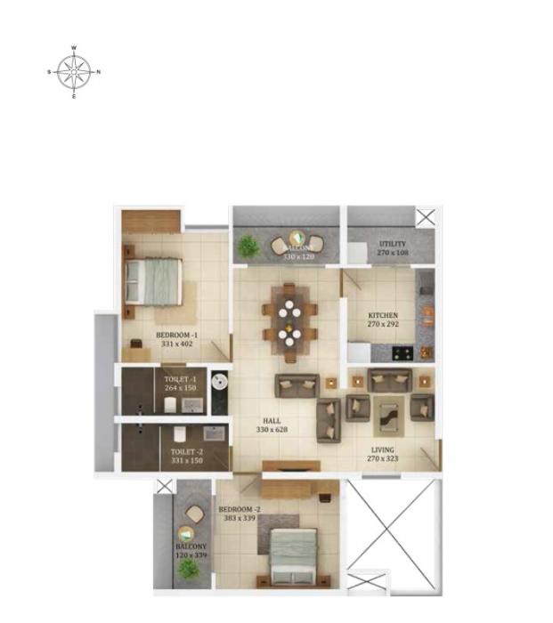Synthite Pepper Vine - Floor Plan